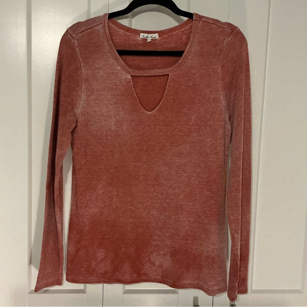 Another Love Long Sleeve Top in Warm Rust